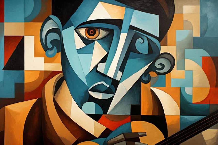 Which artist is associated with the art movement known as Cubism?